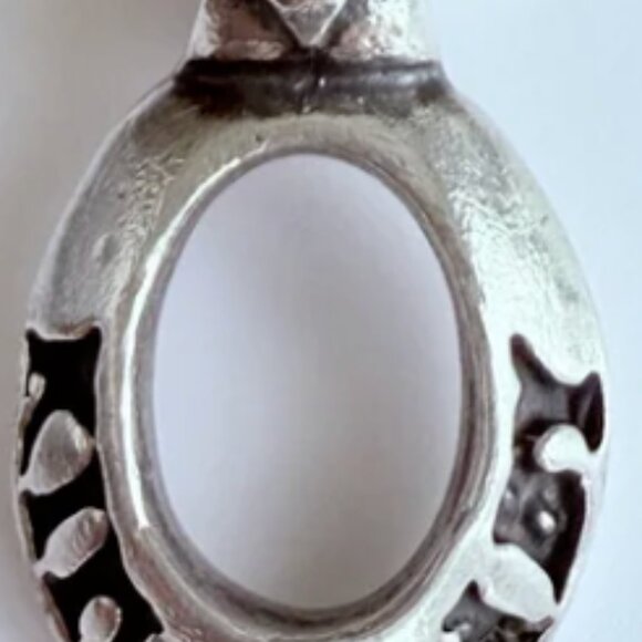 King Baby Logo Charm Pendant Ball Chain Sterling Silver 925 Necklace - Picture 7 of 10